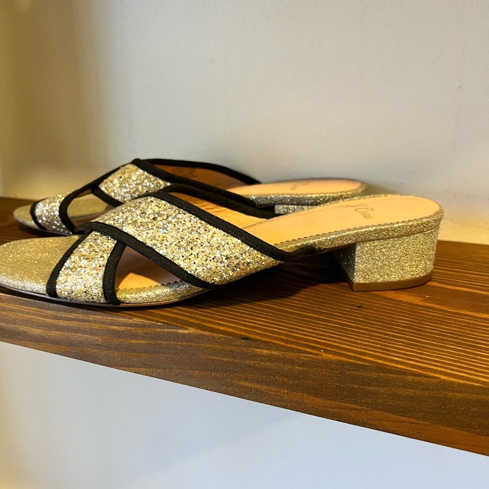 J CREW Sparkle Sandals